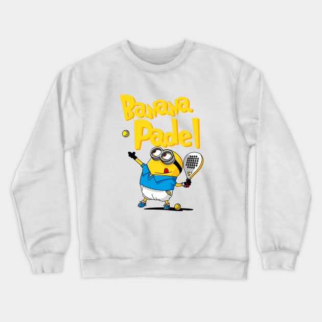 BANANA PADEL Crewneck Sweatshirt by Raulopez